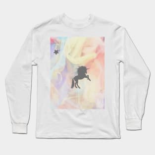 Magical Galaxy Unicorn Long Sleeve T-Shirt